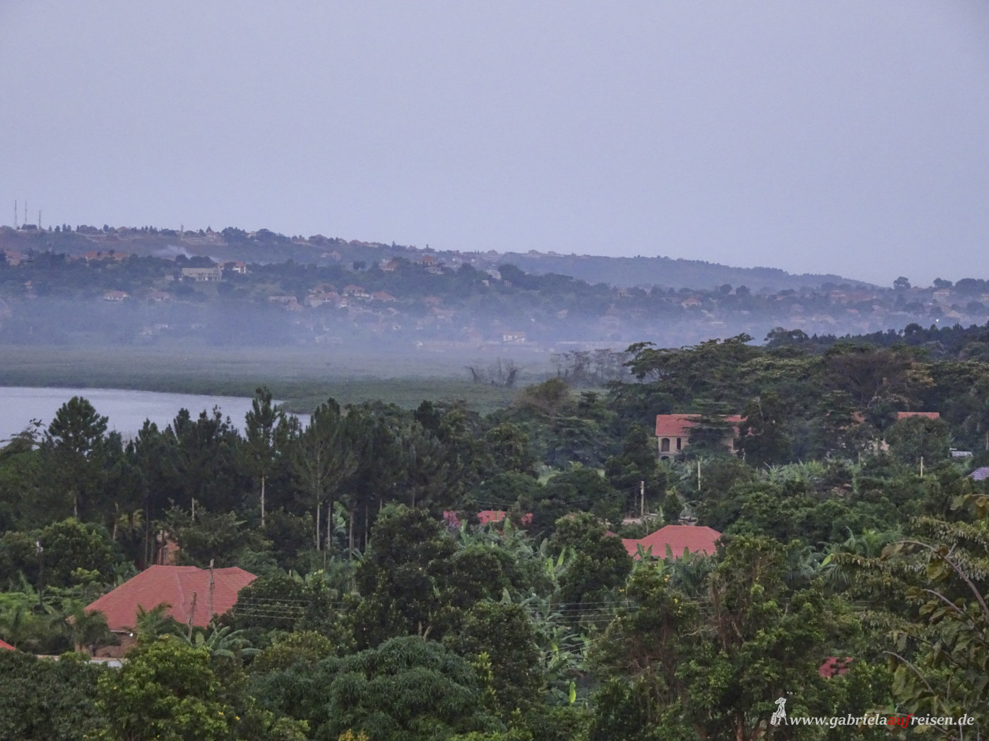 landscape at Lake Victoria