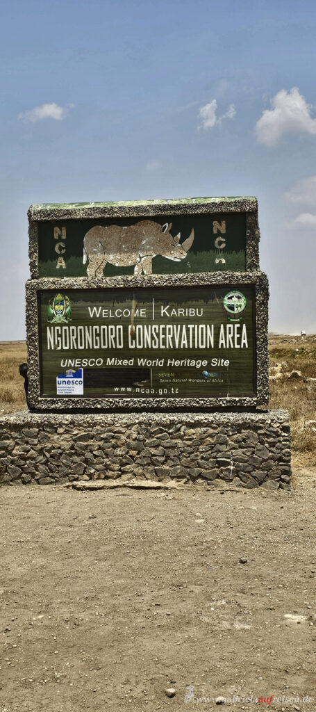 Ngorongoro-sign